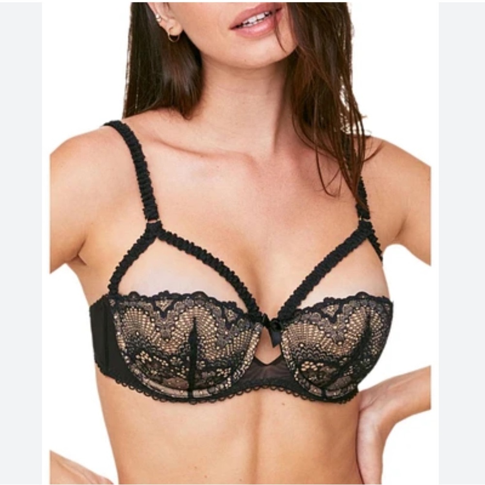 Adore Me Black Lace Underwire Bra - Picture 7 of 7